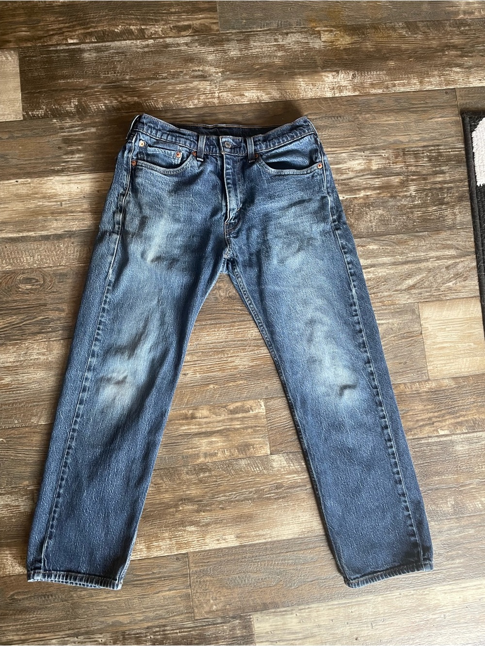 Levi's Vintage-Style Blue Straight Jeans